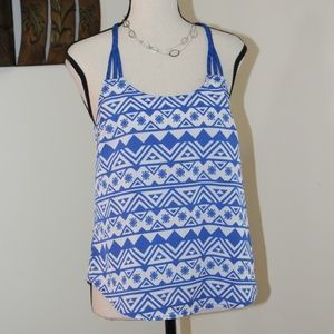 E Hanger M, braided tribal tank top ....